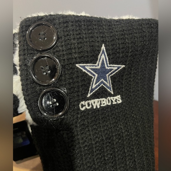 Dallas Cowboy NFL Sweater Boots Size M (7-8) NWT - Picture 6 of 14